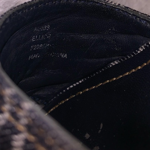 Coach Denim Blue and Tan ELLICE 8 1/2 Wedged Mules - Picture 3 of 4